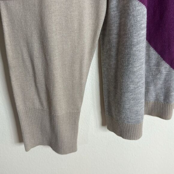 lafayette 100 New York merino wool cotton blend pullover sweater with zip 3x - Picture 4 of 10